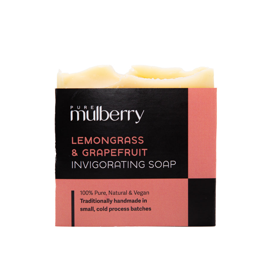 Bar of invigorating soap