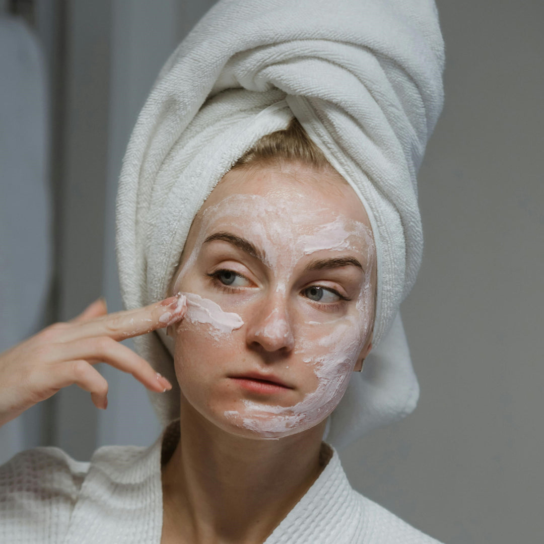 Applying a face mask