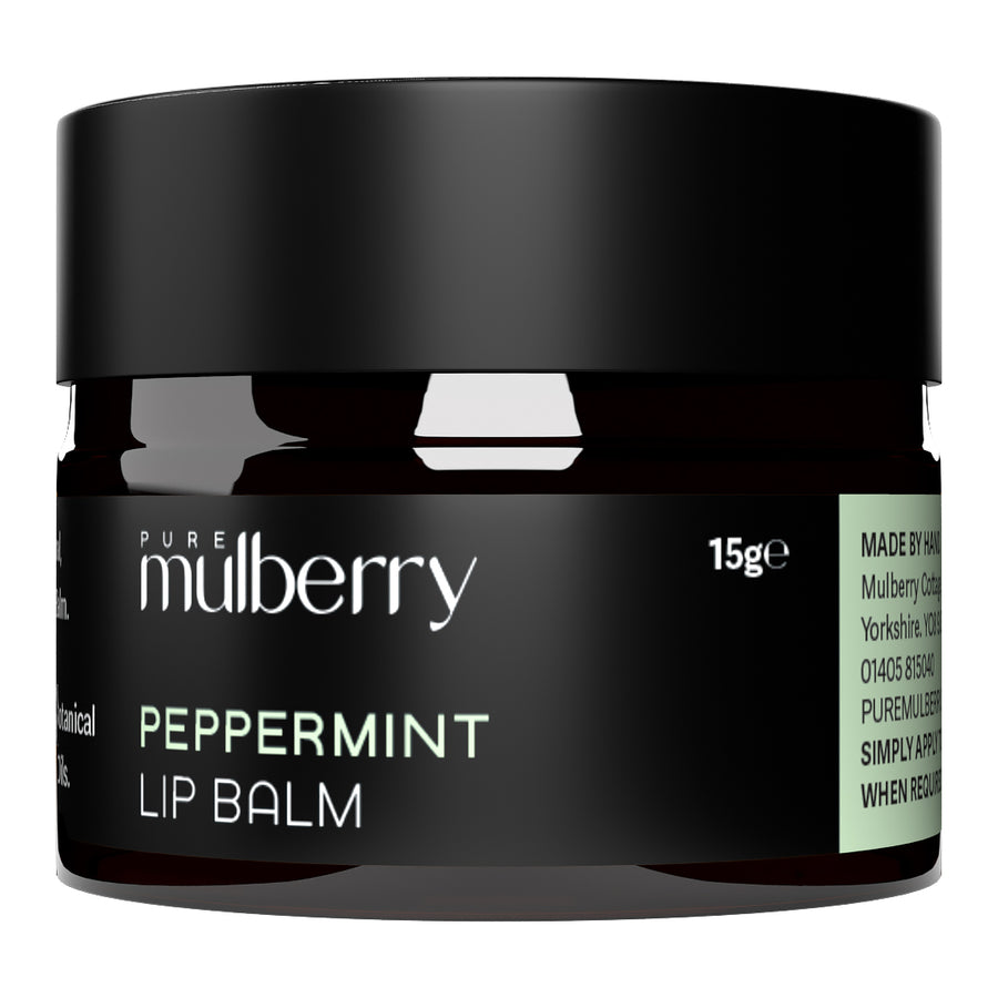 Jar of Peppermint lip balm